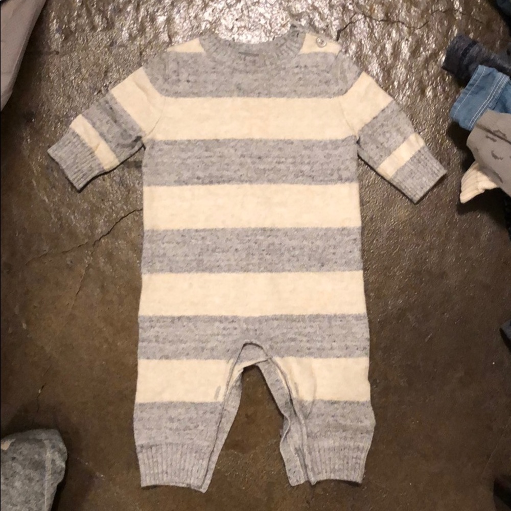 BabyGap sweater button up one piece